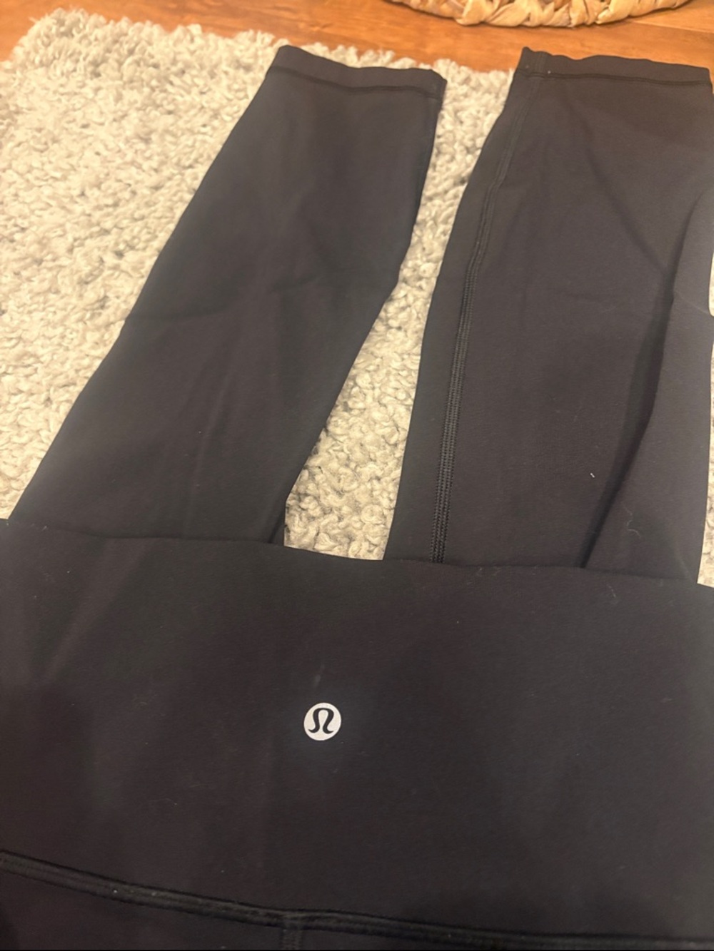 lululemon athletica Black High-Waist Workout Leggings